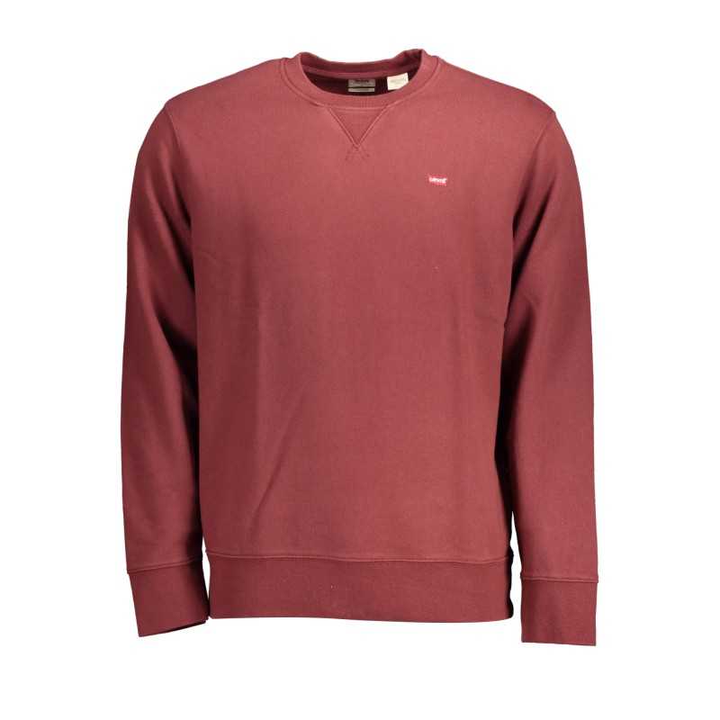 LEVI'S SWEATSHIRT WITHOUT ZIP MAN RED