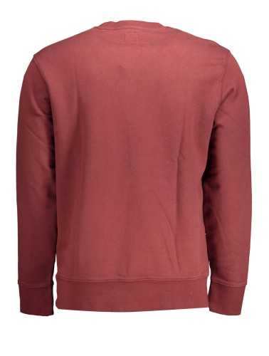 LEVI'S SWEATSHIRT WITHOUT ZIP MAN RED