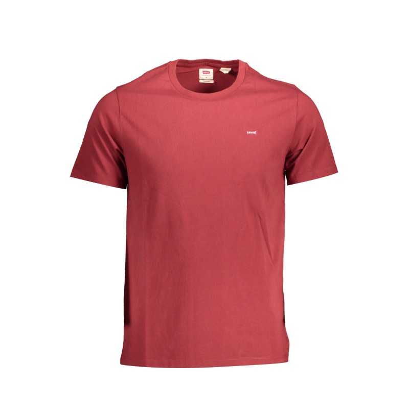 LEVI'S MEN'S RED SHORT SLEEVE T-SHIRT