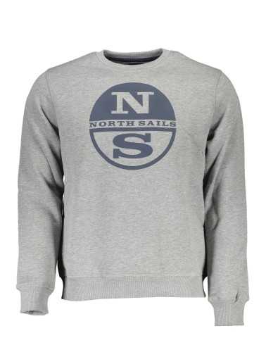 NORTH SAILS MAN GRAY SWEATSHIRT WITHOUT ZIP