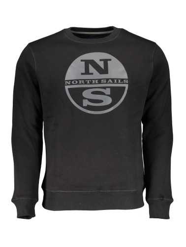 NORTH SAILS BLACK MAN SWEATSHIRT WITHOUT ZIP