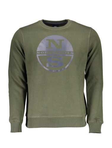 NORTH SAILS MAN GREEN SWEATSHIRT WITHOUT ZIP