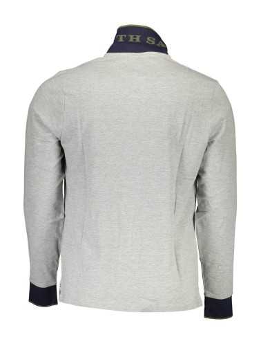 NORTH SAILS POLO MANICHE LUNGHE UOMO GRIGIO