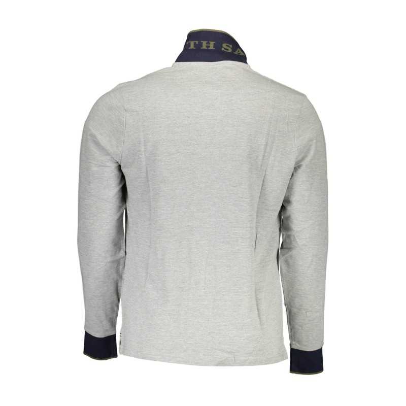 NORTH SAILS POLO MANICHE LUNGHE UOMO GRIGIO