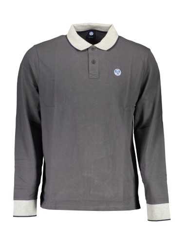 NORTH SAILS POLO LONG SLEEVE MAN GRAY