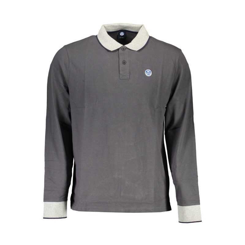 NORTH SAILS POLO MANICHE LUNGHE UOMO GRIGIO