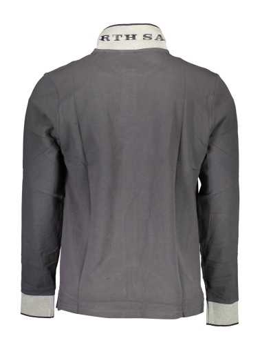 NORTH SAILS POLO LONG SLEEVE MAN GRAY