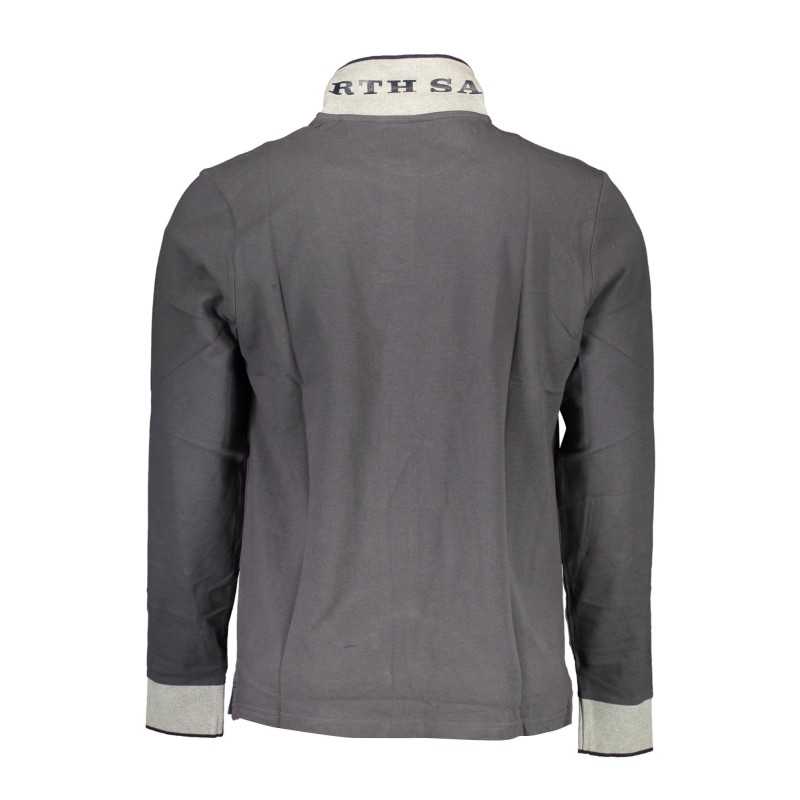 NORTH SAILS POLO MANICHE LUNGHE UOMO GRIGIO