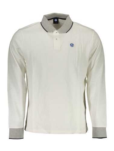 NORTH SAILS POLO LONG SLEEVE MAN WHITE