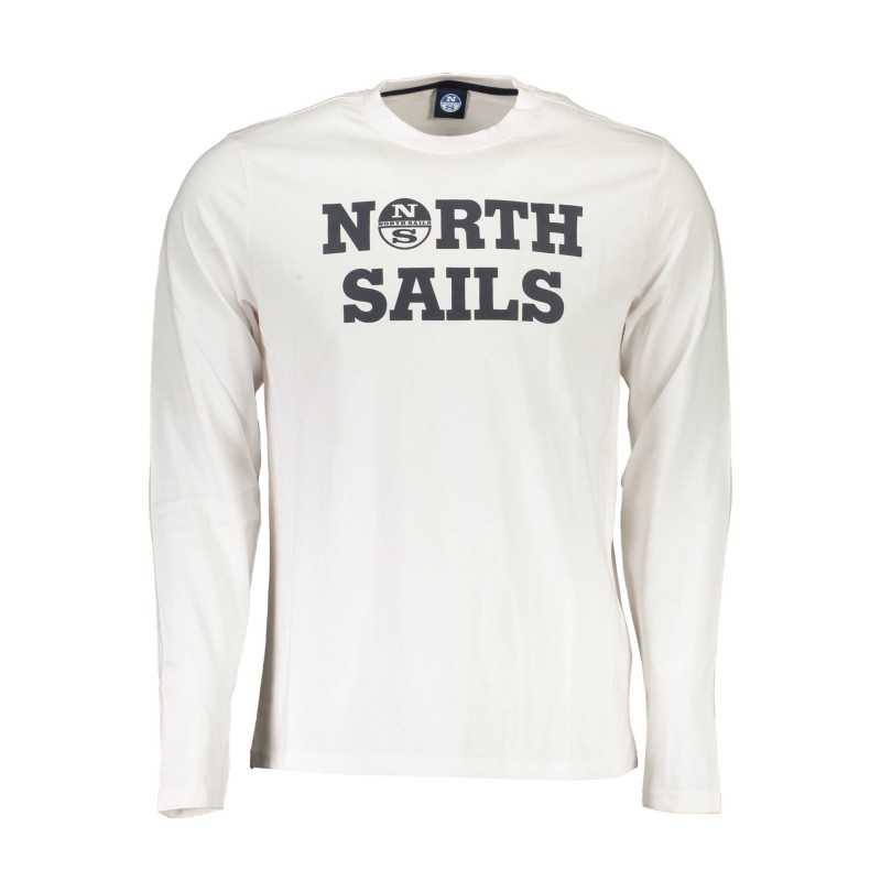 NORTH SAILS T-SHIRT MANICHE LUNGHE UOMO BIANCO