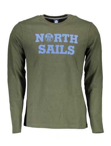 NORTH SAILS T-SHIRT MANICHE LUNGHE UOMO VERDE