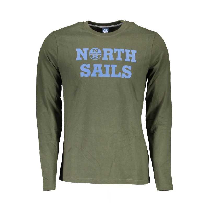 NORTH SAILS T-SHIRT LONG SLEEVE MAN GREEN