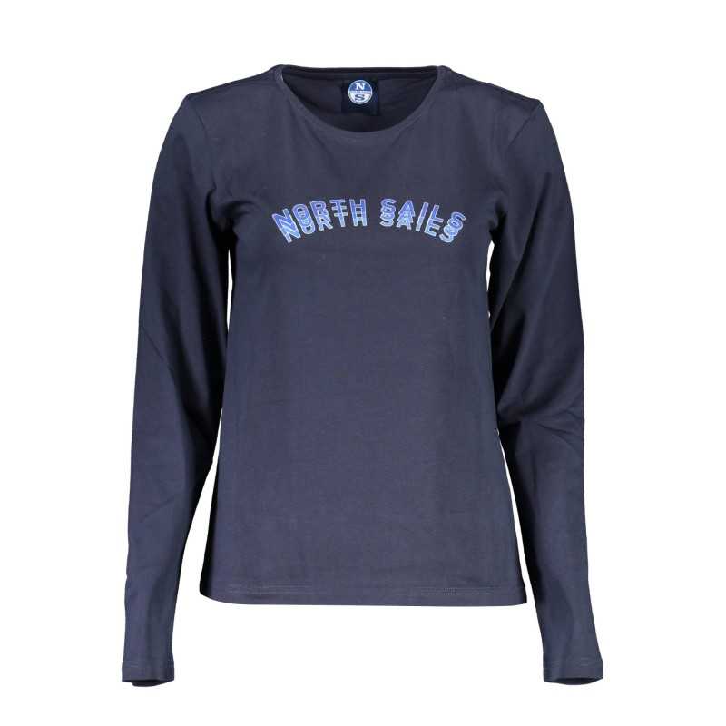 NORTH SAILS T-SHIRT MANICHE LUNGHE DONNA BLU