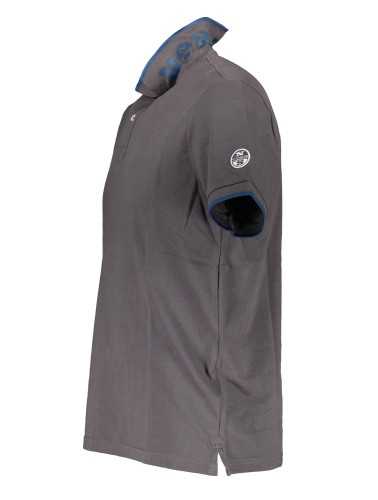 NORTH SAILS POLO MANICHE CORTE UOMO GRIGIO