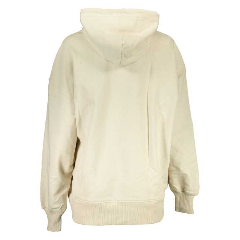 CALVIN KLEIN SWEATSHIRT WITHOUT ZIP WOMAN BEIGE