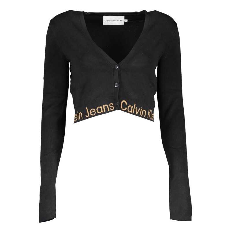 CALVIN KLEIN CARDIGAN WOMAN BLACK