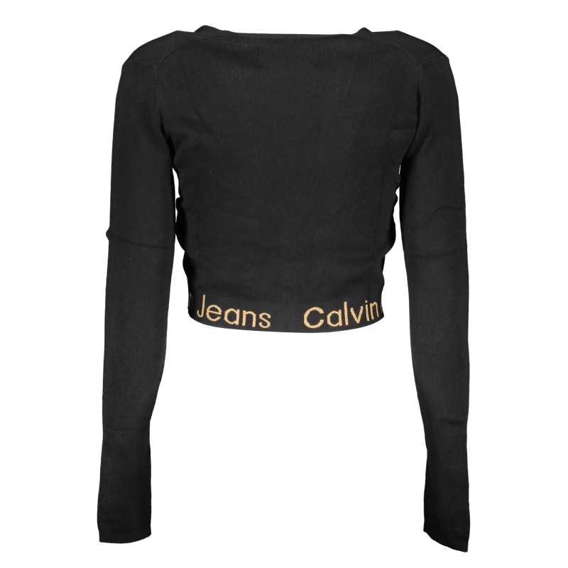 CALVIN KLEIN CARDIGAN WOMAN BLACK