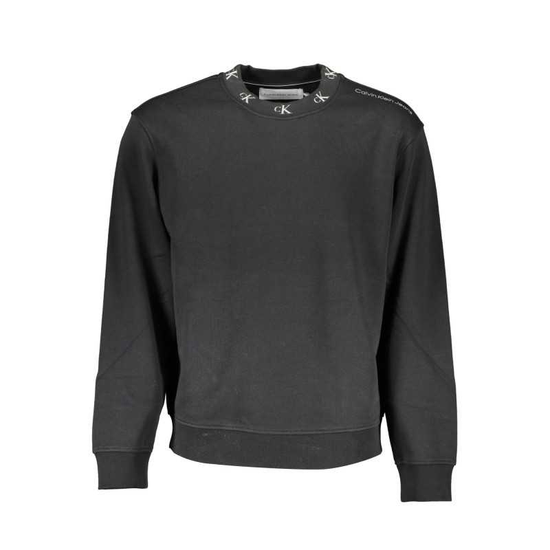 CALVIN KLEIN SWEATSHIRT WITHOUT ZIP BLACK MAN