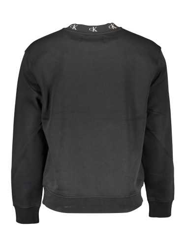 CALVIN KLEIN SWEATSHIRT WITHOUT ZIP BLACK MAN