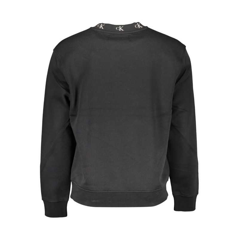 CALVIN KLEIN SWEATSHIRT WITHOUT ZIP BLACK MAN