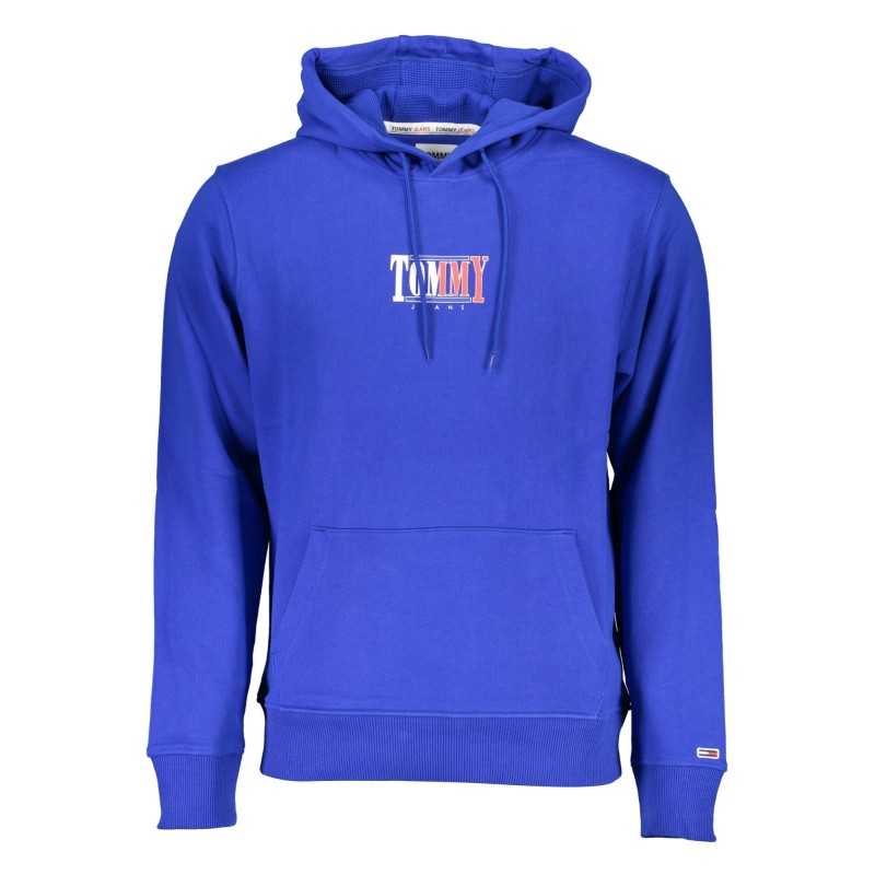 TOMMY HILFIGER FELPA SENZA ZIP UOMO AZZURRO