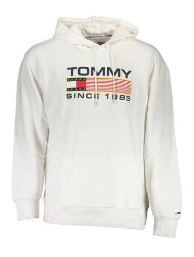 TOMMY HILFIGER MAN WHITE SWEATSHIRT WITHOUT ZIP