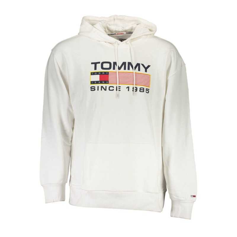 TOMMY HILFIGER FELPA SENZA ZIP UOMO BIANCO