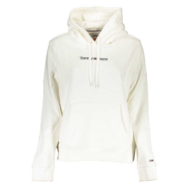 TOMMY HILFIGER WOMEN'S WHITE SWEATSHIRT WITHOUT