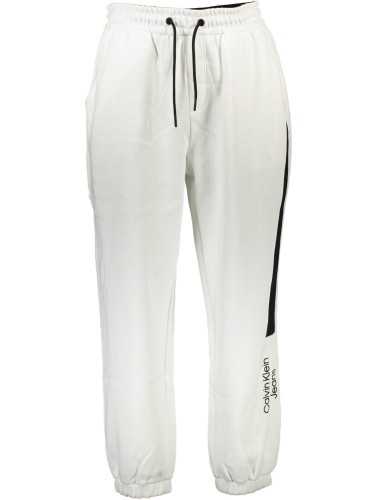 CALVIN KLEIN WHITE MEN'S TROUSERS