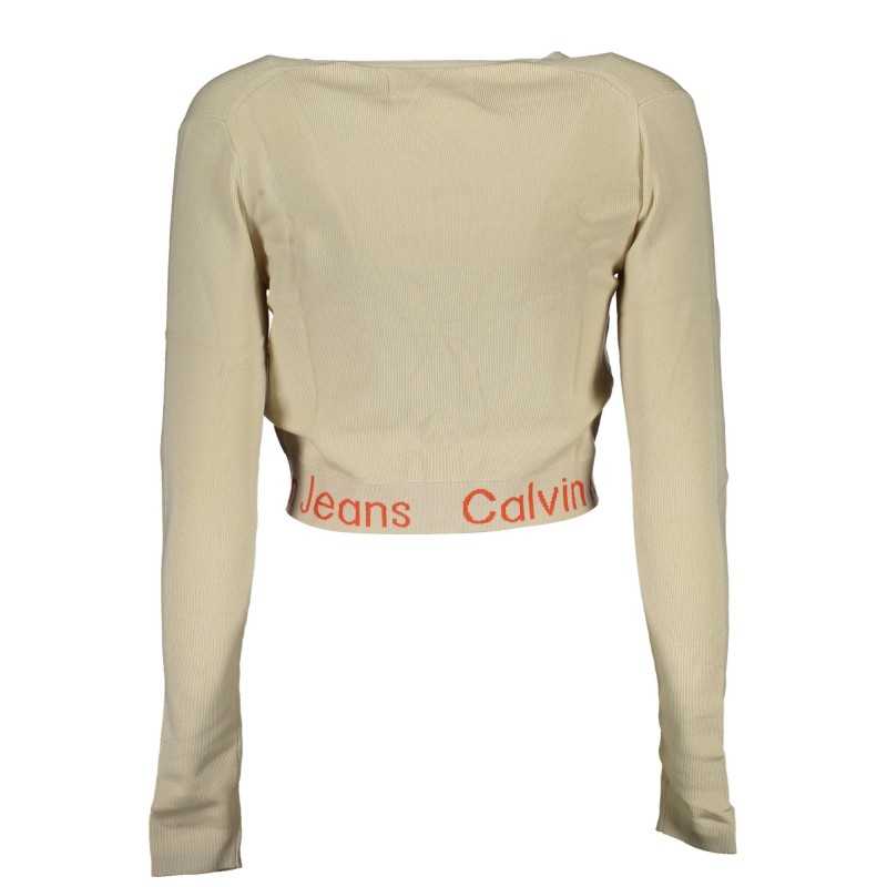 CALVIN KLEIN CARDIGAN DONNA BEIGE