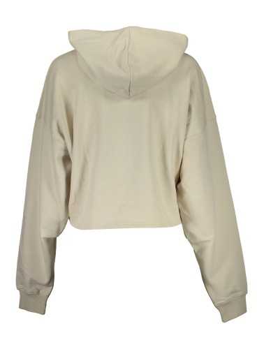 CALVIN KLEIN SWEATSHIRT WITHOUT ZIP WOMAN BEIGE