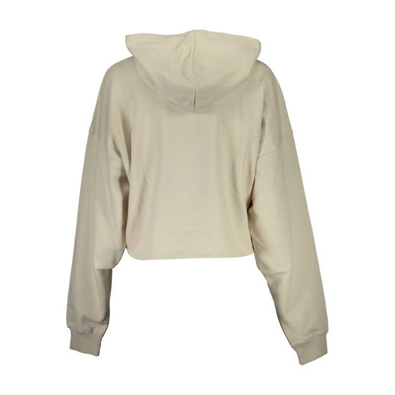 CALVIN KLEIN SWEATSHIRT WITHOUT ZIP WOMAN BEIGE