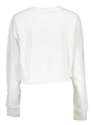 CALVIN KLEIN WOMEN'S SWEATSHIRT WITHOUT ZIP WHITE