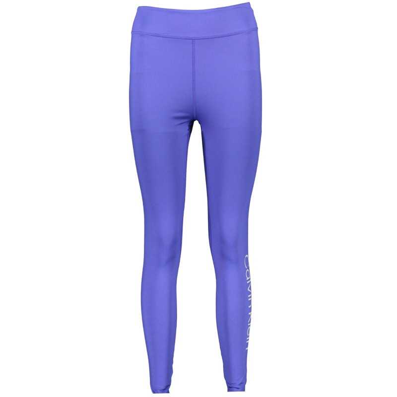 CALVIN KLEIN WOMEN'S BLUE LEGGINGS