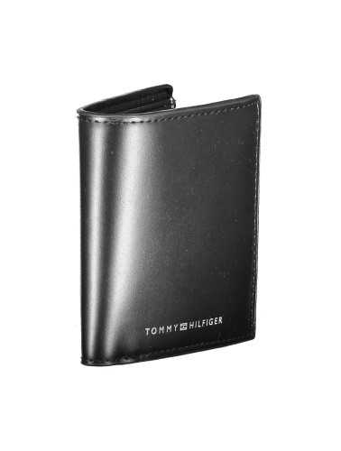 TOMMY HILFIGER BLACK MAN WALLET