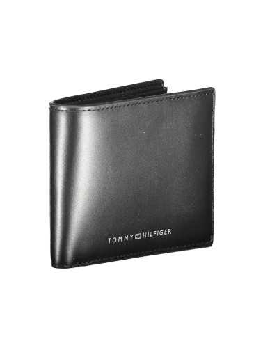 TOMMY HILFIGER BLACK MAN WALLET