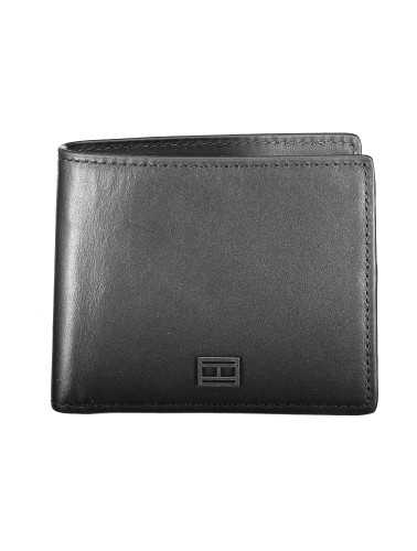 TOMMY HILFIGER BLACK MAN WALLET