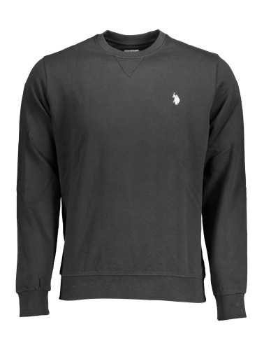 US POLO SWEATSHIRT WITHOUT ZIP BLACK MAN