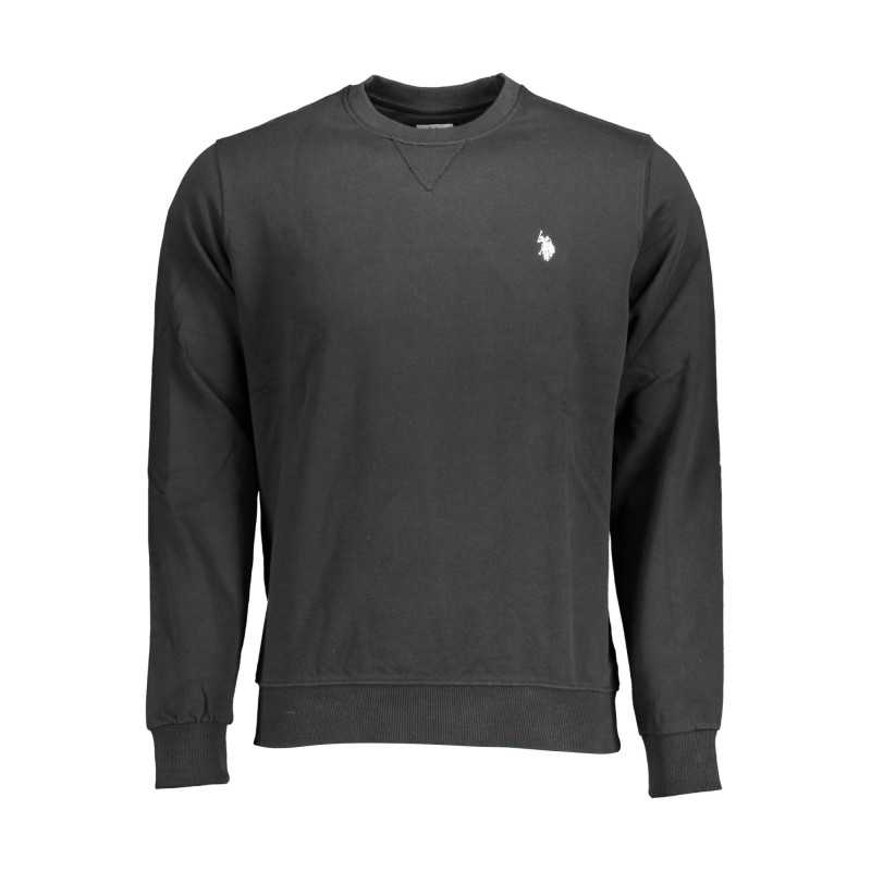 US POLO SWEATSHIRT WITHOUT ZIP BLACK MAN