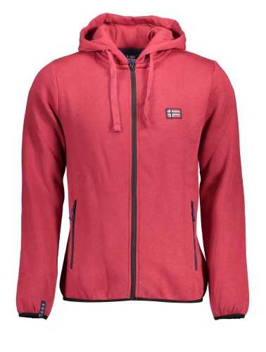 NORWAY 1963 MEN'S ZIPPED SWEATSHIRT RED