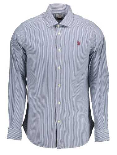 US POLO SHIRT LONG SLEEVE MAN BLUE