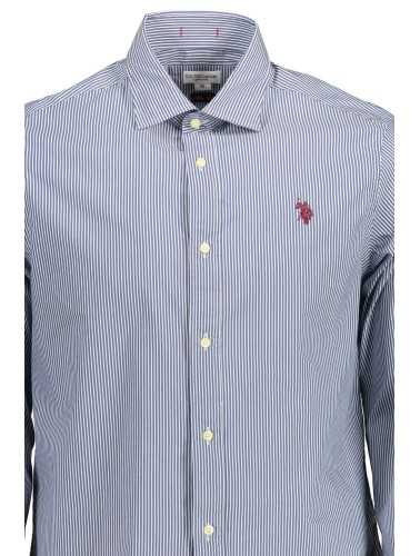 U.S. POLO CAMICIA MANICHE LUNGHE UOMO BLU