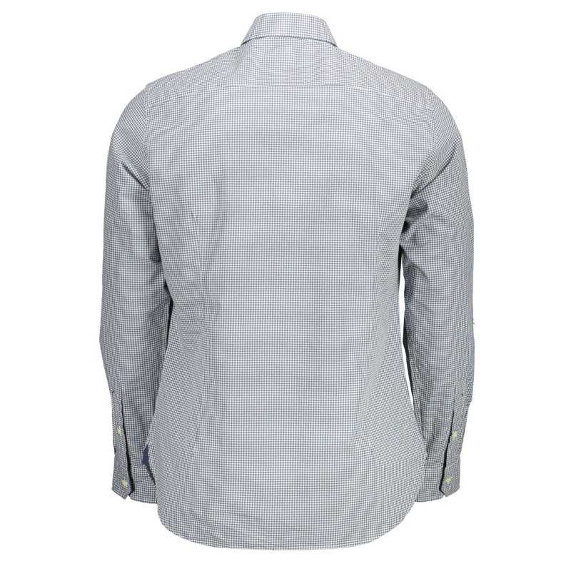 US POLO SHIRT LONG SLEEVE MAN LIGHT BLUE