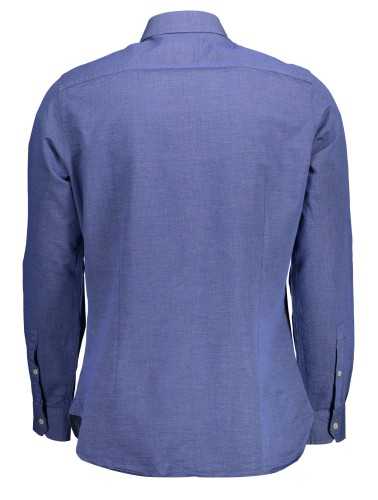 US POLO SHIRT LONG SLEEVE MAN BLUE