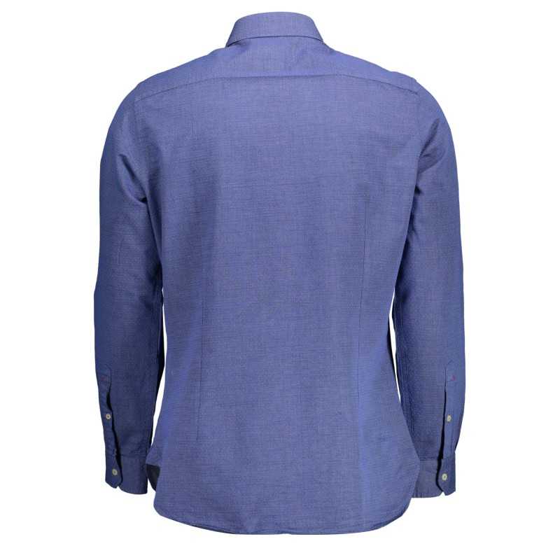 US POLO SHIRT LONG SLEEVE MAN BLUE