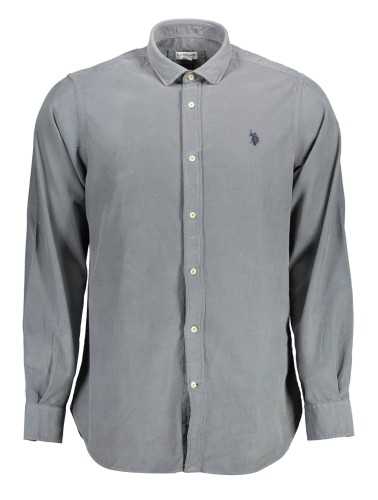 US POLO SHIRT LONG SLEEVE MAN BLUE