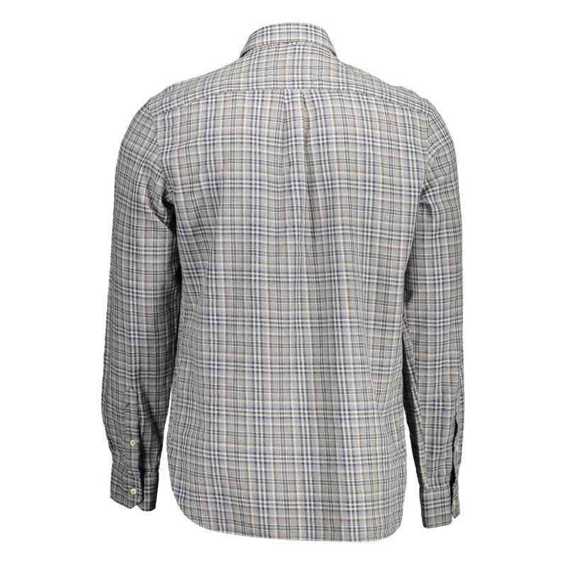 U.S. POLO CAMICIA MANICHE LUNGHE UOMO GRIGIO