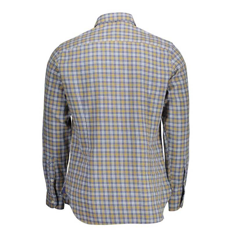 U.S. POLO CAMICIA MANICHE LUNGHE UOMO BLU