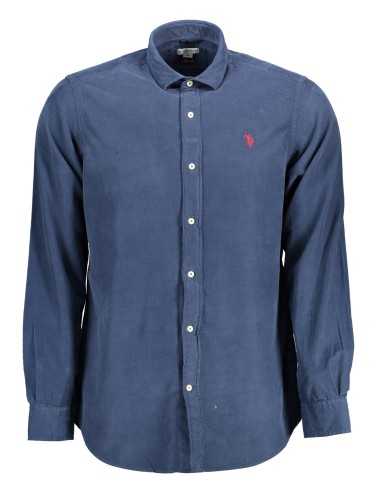 US POLO SHIRT LONG SLEEVE MAN BLUE