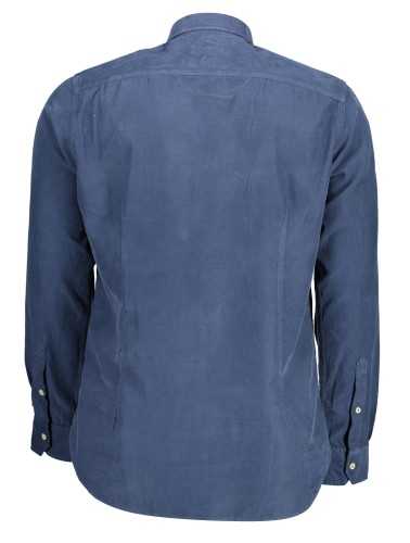 US POLO SHIRT LONG SLEEVE MAN BLUE